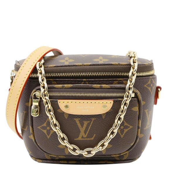Louis Vuitton  Mini Monogram Canvas Bumbag Brown - Picture 1 of 14
